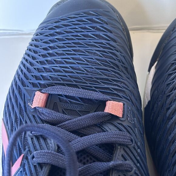 ASICS Womens Solution Speed FF 2 Tennis Shoes 1042A136 Size 7.5 Blue Pink - Picture 10 of 11